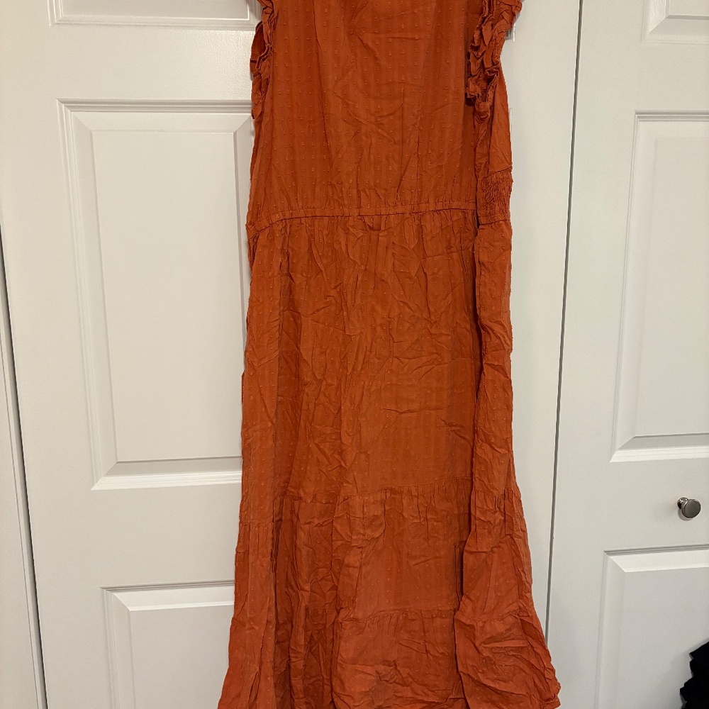 Sonoma Plus Size Burnt Orange Color Size 2X Dress - Picture 2 of 3